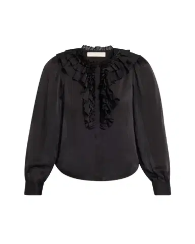 Ulla Johnson Rouen Ruffled Silk Blouse | Thumbnail 1