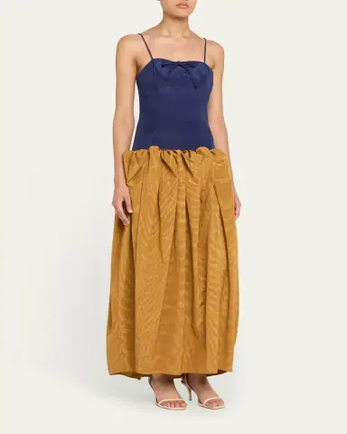 Rosie Assoulin Fifi Drop-Waist Spaghetti Strap Bubble Gown | Thumbnail 4 Rosie Assoulin Fifi Drop-Waist Spaghetti Strap Bubble Gown | Thumbnail 4