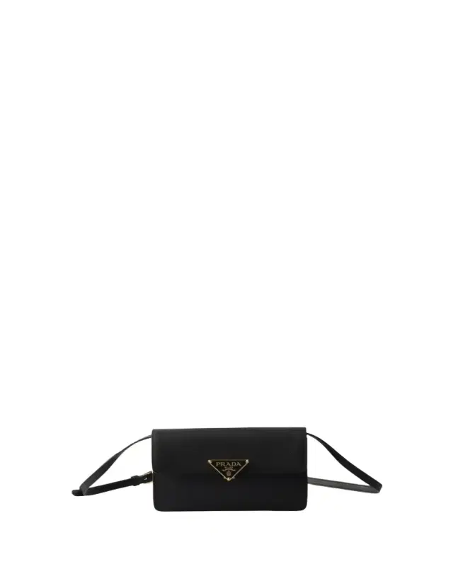 Mini Saffiano Leather Shoulder Bag