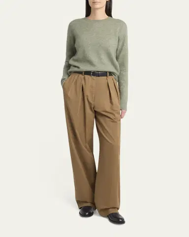 The Row Igor Double-Pleated Wide-Leg Pants | Thumbnail 2 The Row Igor Double-Pleated Wide-Leg Pants | Thumbnail 2
