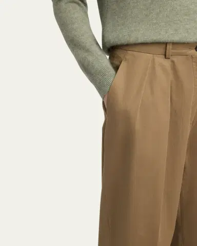 The Row Igor Double-Pleated Wide-Leg Pants | Thumbnail 5 The Row Igor Double-Pleated Wide-Leg Pants | Thumbnail 5