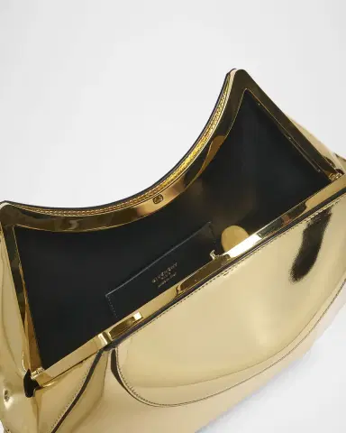 Givenchy Facet Clutch Bag in Laminated Leather | Thumbnail 2