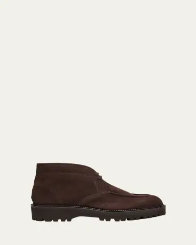 John Lobb Men's Field Nubuck Leather Chukka Boots | Thumbnail 4 John Lobb Men's Field Nubuck Leather Chukka Boots | Thumbnail 4