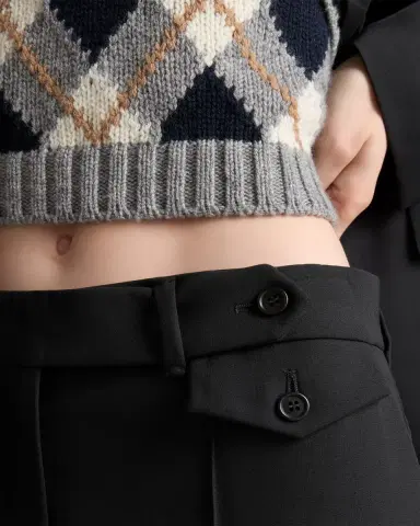 Prada Superfine Wool Tailored Pants | Thumbnail 5 Prada Superfine Wool Tailored Pants | Thumbnail 5