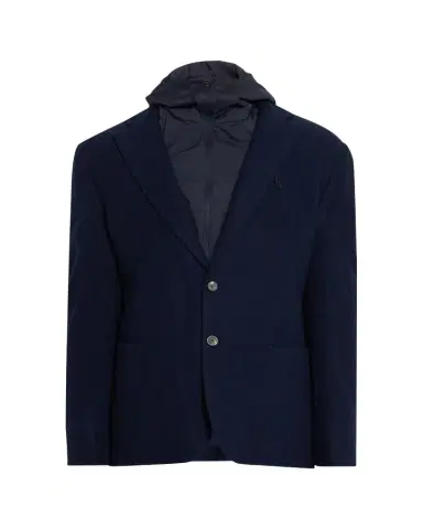 Sease Men's Hybrid Hooded Single-Breasted Blazer | Thumbnail 1