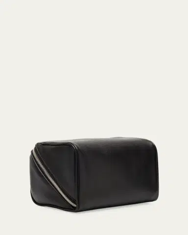 Saint Laurent Men's Small Cube Trousse Leather Toiletry Case | Thumbnail 5 Saint Laurent Men's Small Cube Trousse Leather Toiletry Case | Thumbnail 5