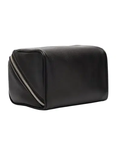 Saint Laurent Men's Small Cube Trousse Leather Toiletry Case | Thumbnail 1 Saint Laurent Men's Small Cube Trousse Leather Toiletry Case | Thumbnail 1