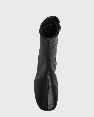 Dries Van Noten Leather Sock Booties | Thumbnail 3