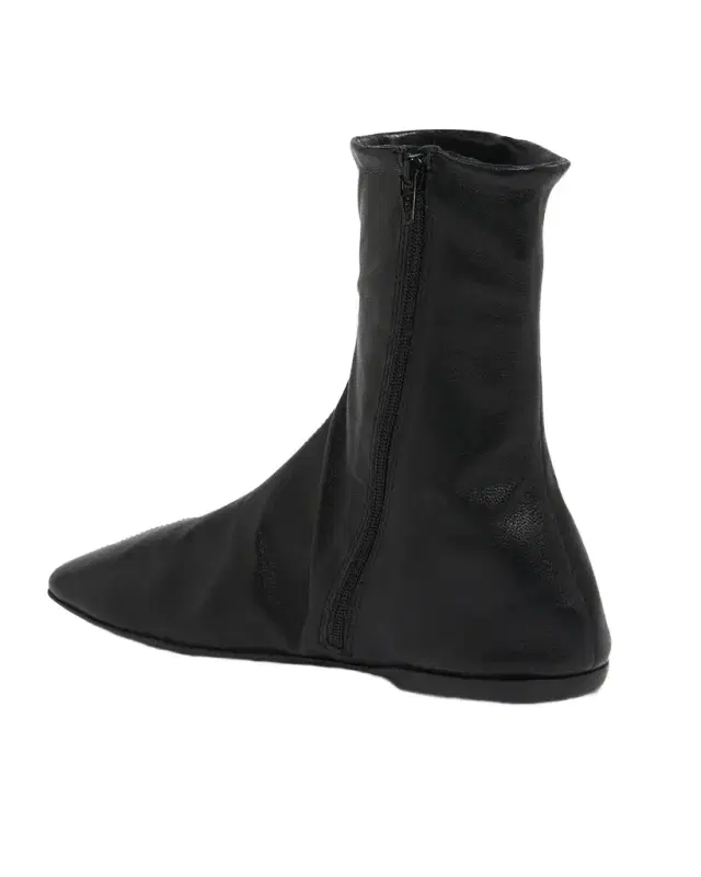 Leather Sock Booties