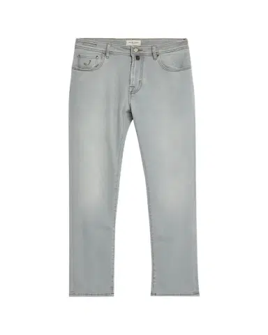 Jacob Cohen Men's Bard Grey Denim Slim-Fit Jeans | Thumbnail 1 Jacob Cohen Men's Bard Grey Denim Slim-Fit Jeans | Thumbnail 1