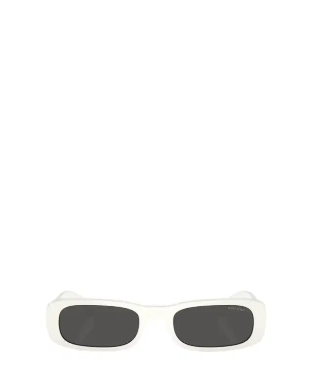 Miu Miu Logo Acetate Rectangular Sunglasses