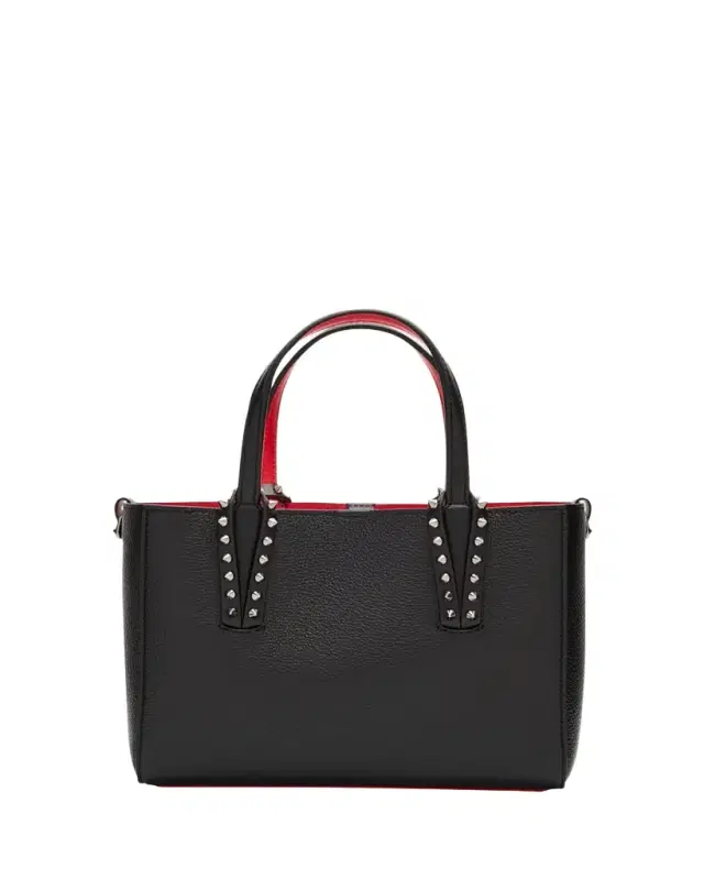 Cabata Mini Tote Bag in Leather with Spikes