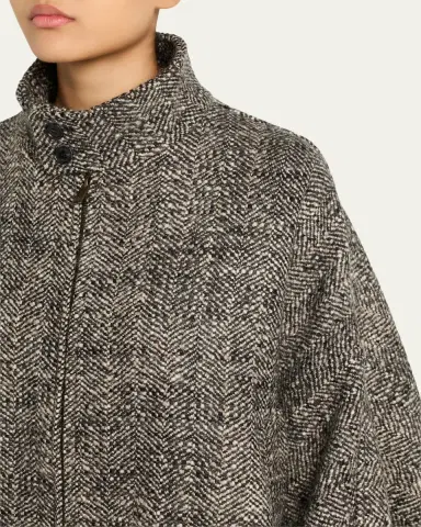 DARKPARK Lee Oversized Herringbone Bomber Jacket | Thumbnail 5 DARKPARK Lee Oversized Herringbone Bomber Jacket | Thumbnail 5