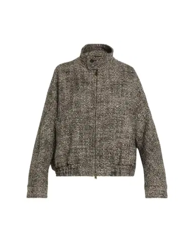 DARKPARK Lee Oversized Herringbone Bomber Jacket | Thumbnail 1 DARKPARK Lee Oversized Herringbone Bomber Jacket | Thumbnail 1