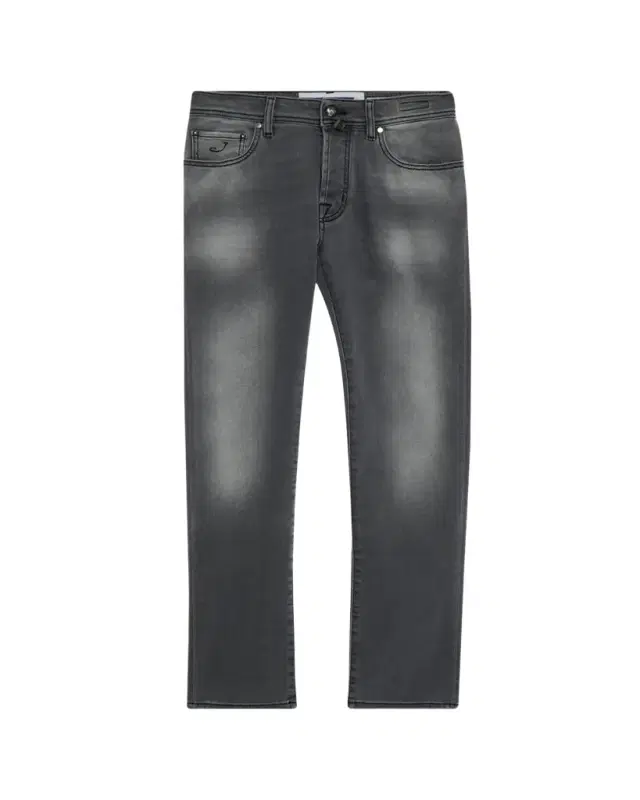 Men's Bard Slim-Fit Washed Black Denim Jeans