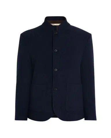 Maurizio Baldassari Men's Cashmere Stand Collar Four-Button Jacket | Thumbnail 1 Maurizio Baldassari Men's Cashmere Stand Collar Four-Button Jacket | Thumbnail 1