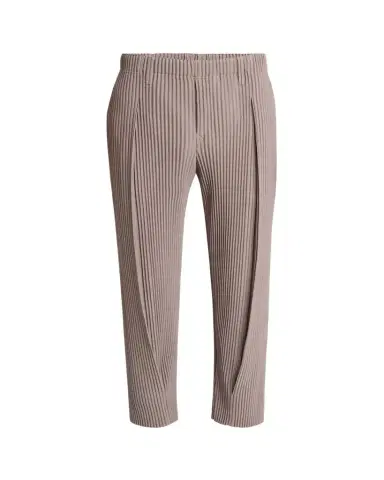 Homme Plissé Issey Miyake Men's Gray Tailored Single Pleat Pants | Thumbnail 1