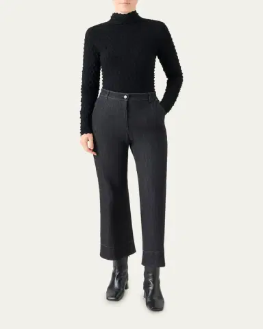 Akris punto Popcorn Knit Mock-Neck Sweater | Thumbnail 2