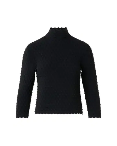 Akris punto Popcorn Knit Mock-Neck Sweater | Thumbnail 1