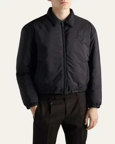 Prada Men's Re-Nylon Cropped Jacket | Thumbnail 4