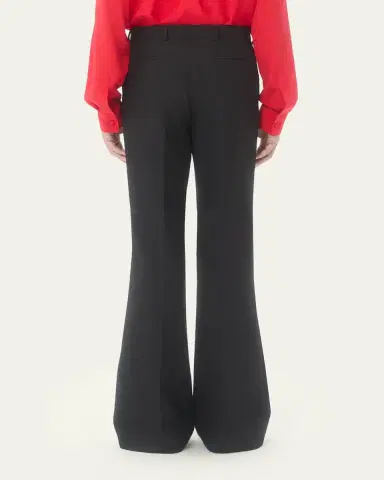 Valentino Garavani Men's Wide Leg Flared Flat-Front Pants | Thumbnail 3 Valentino Garavani Men's Wide Leg Flared Flat-Front Pants | Thumbnail 3