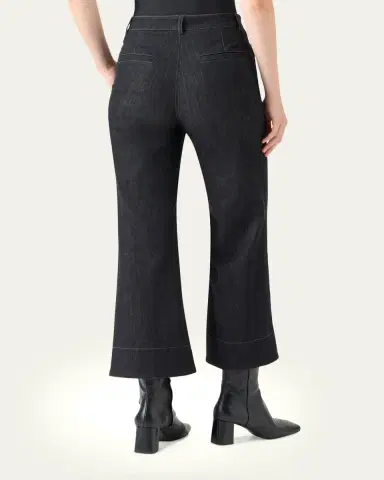 Akris punto Cecily Bootcut Crop Denim Pants | Thumbnail 3 Akris punto Cecily Bootcut Crop Denim Pants | Thumbnail 3