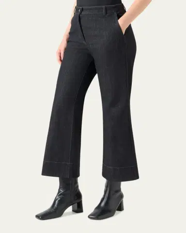 Akris punto Cecily Bootcut Crop Denim Pants | Thumbnail 4 Akris punto Cecily Bootcut Crop Denim Pants | Thumbnail 4