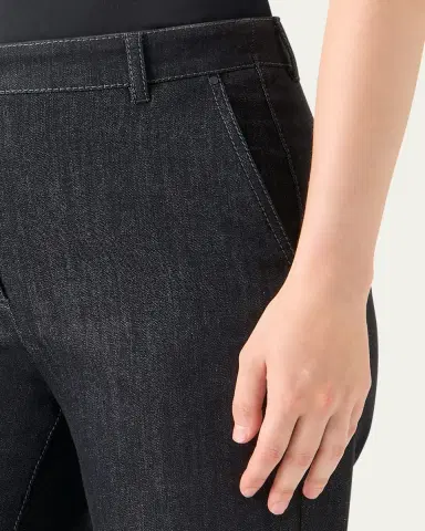 Akris punto Cecily Bootcut Crop Denim Pants | Thumbnail 5 Akris punto Cecily Bootcut Crop Denim Pants | Thumbnail 5
