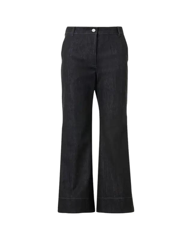 Akris punto Cecily Bootcut Crop Denim Pants