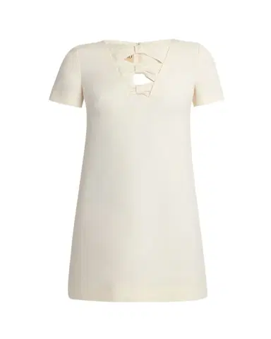 Valentino Garavani Bow Cutout Short-Sleeve Mini Dress | Thumbnail 1 Valentino Garavani Bow Cutout Short-Sleeve Mini Dress | Thumbnail 1