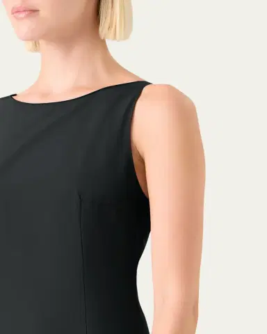Akris punto Drop-Waist Ruffle Maxi Dress | Thumbnail 5