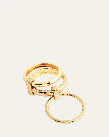 Anabel Aram Jewelry Farrier Triple Connected Ring | Thumbnail 5
