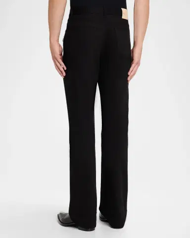 Alexander McQueen Men's Black Denim Slim Crystal-Trim Jeans | Thumbnail 7