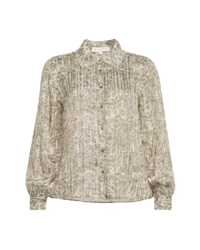 Ramy Brook Pauline Button-Front Silk Blouse