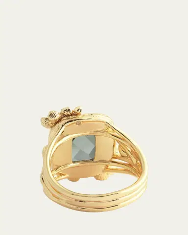 Anabel Aram Jewelry Wildflowers Stone Statement Ring | Thumbnail 3