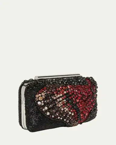 Alexander McQueen T-Bar Butterfly Beaded Box Clutch Bag | Thumbnail 3 Alexander McQueen T-Bar Butterfly Beaded Box Clutch Bag | Thumbnail 3
