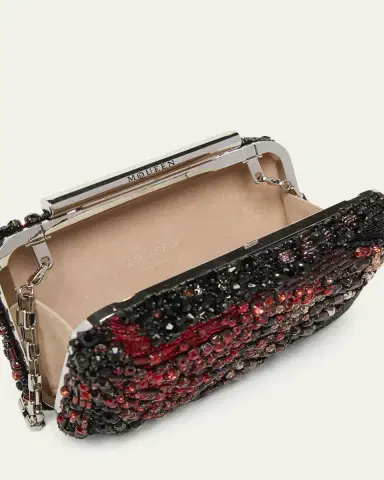Alexander McQueen T-Bar Butterfly Beaded Box Clutch Bag | Thumbnail 4 Alexander McQueen T-Bar Butterfly Beaded Box Clutch Bag | Thumbnail 4