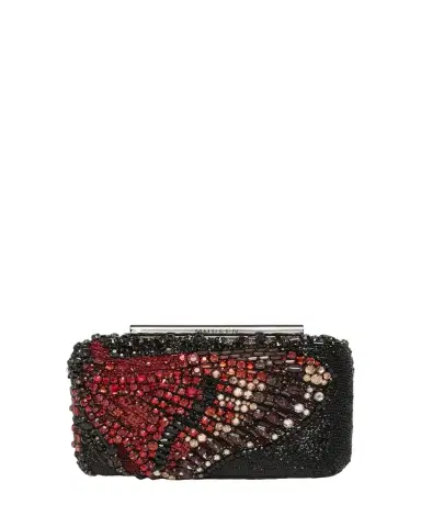 Alexander McQueen T-Bar Butterfly Beaded Box Clutch Bag | Thumbnail 1 Alexander McQueen T-Bar Butterfly Beaded Box Clutch Bag | Thumbnail 1