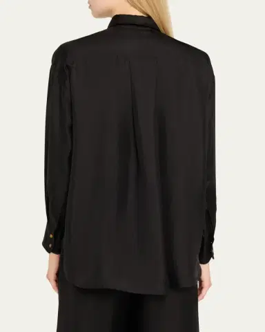 Zimmermann Relaxed Long-Sleeve Tie Shirt | Thumbnail 3 Zimmermann Relaxed Long-Sleeve Tie Shirt | Thumbnail 3