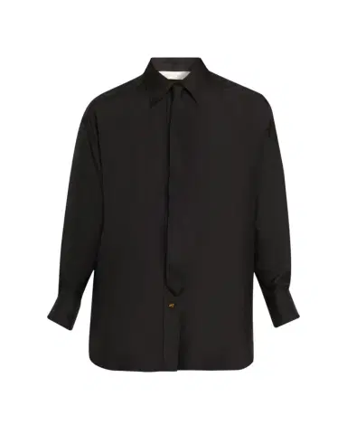 Zimmermann Relaxed Long-Sleeve Tie Shirt | Thumbnail 1 Zimmermann Relaxed Long-Sleeve Tie Shirt | Thumbnail 1