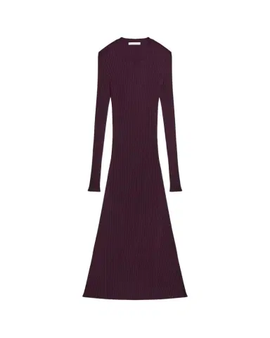 Helmut Lang Open-Back Ribbed Wool Dress | Thumbnail 1 Helmut Lang Open-Back Ribbed Wool Dress | Thumbnail 1