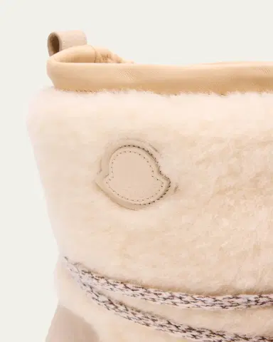 Moncler Peak Apres Suede and Shearling Ankle Boots | Thumbnail 3