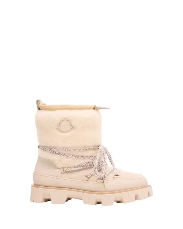 Peak Apres Suede and Shearling Ankle Boots