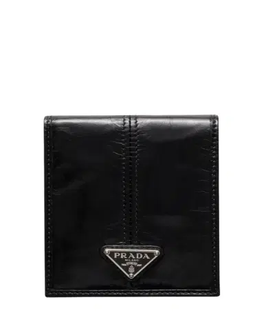 Prada Men's Textured Leather Bifold Wallet | Thumbnail 1 Prada Men's Textured Leather Bifold Wallet | Thumbnail 1