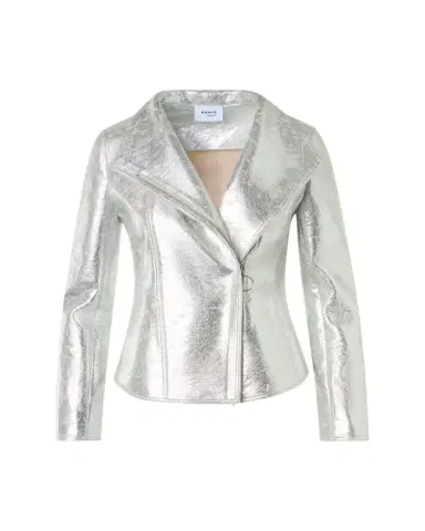 Akris punto Metallic Leather Moto Jacket | Thumbnail 1