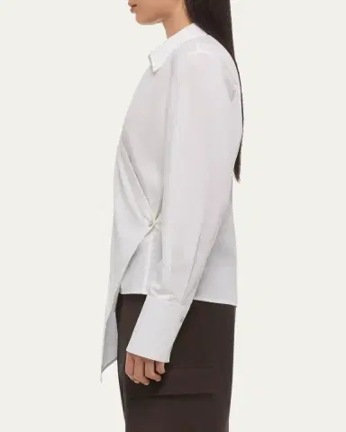 Helmut Lang Long-Sleeve Wrap Shirt | Thumbnail 4