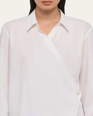 Helmut Lang Long-Sleeve Wrap Shirt | Thumbnail 5