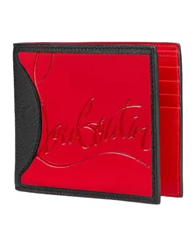Christian Louboutin Men's Coolcard Two-Tone Leather Wallet | Thumbnail 1