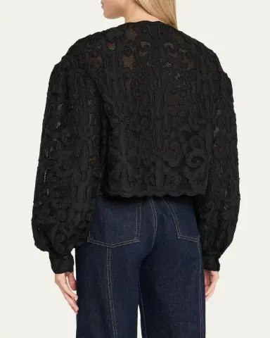 Ulla Johnson Coletta Appliqué Jacket | Thumbnail 3 Ulla Johnson Coletta Appliqué Jacket | Thumbnail 3