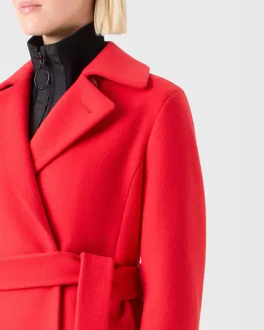 Akris punto Belted Long Wrap Coat | Thumbnail 9 Akris punto Belted Long Wrap Coat | Thumbnail 9